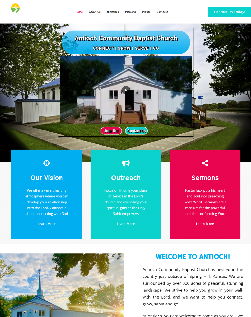 Antioch Community Baptist Church Website:  AFTER
