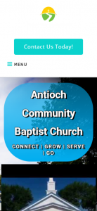 Antioch Community Baptist Church Mobile Website:  AFTER